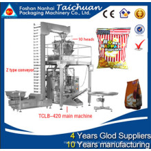 Multifunción de pesaje automático completo Vertical Chips Snack Food Packing Machine